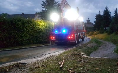 Unwettereinsätze im Raum Gaisfeld bis Köppling