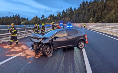 Verkehrsunfall auf der A2