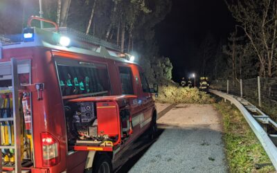 Unwetterfront fordert Feuerwehren