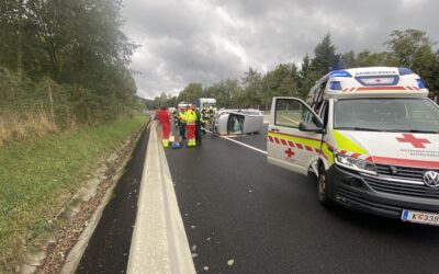 Verkehrsunfall mit verletzter Person auf der A2